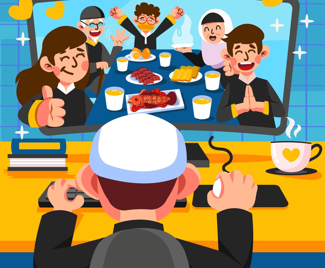 Eid Gathering from Home