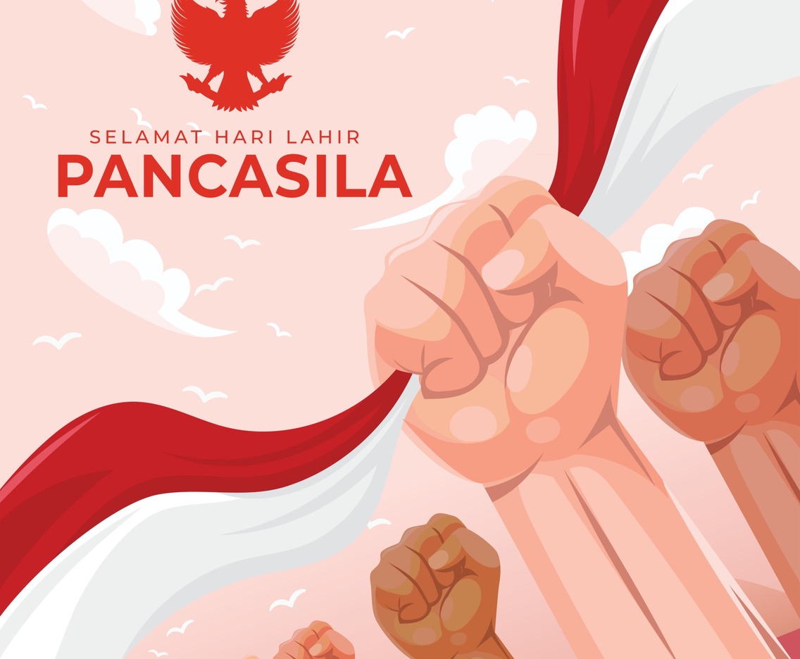 Pancasila Day with Raised Fists