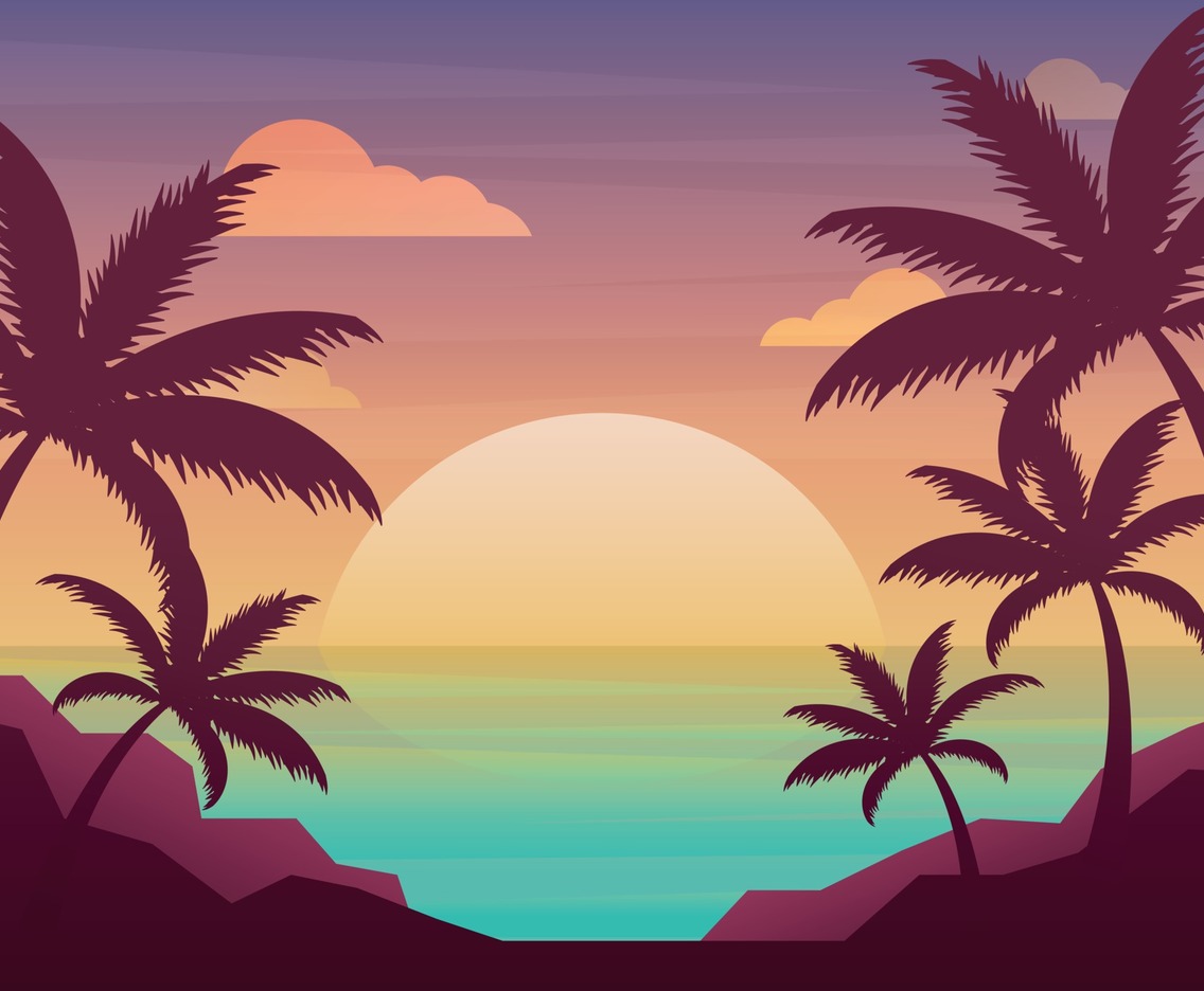 Summer Beach Background