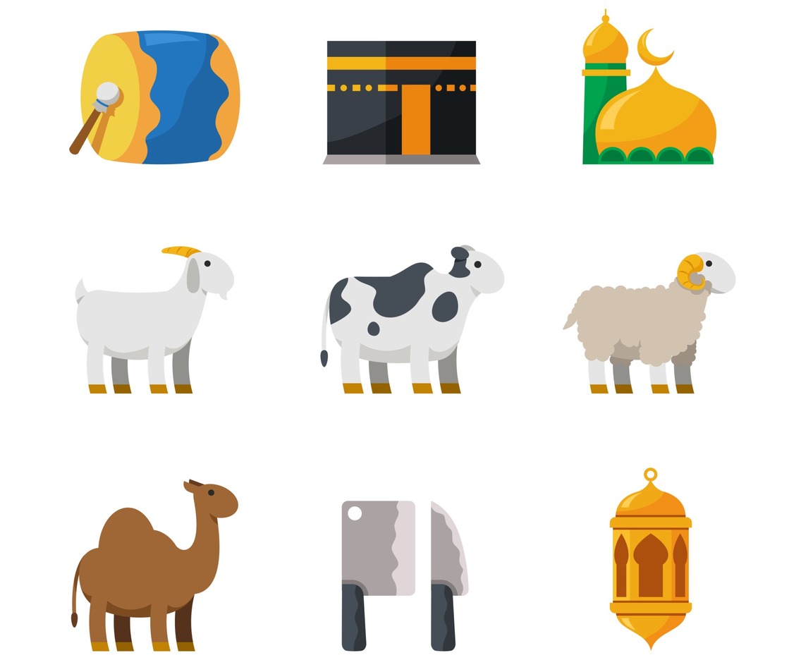 Eid Adha Day Celebration Icon