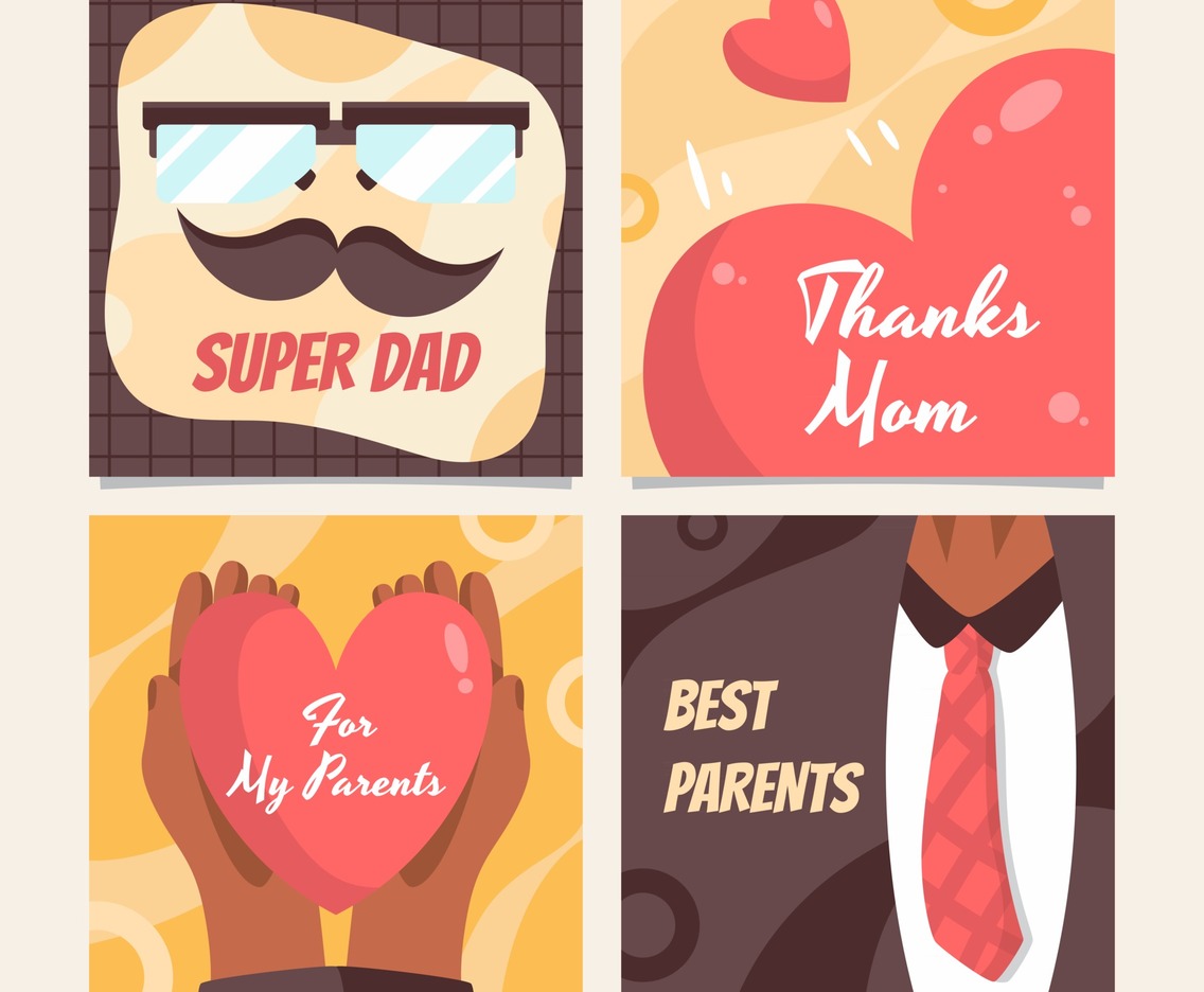 Card Collection for Celebrating Parents Day