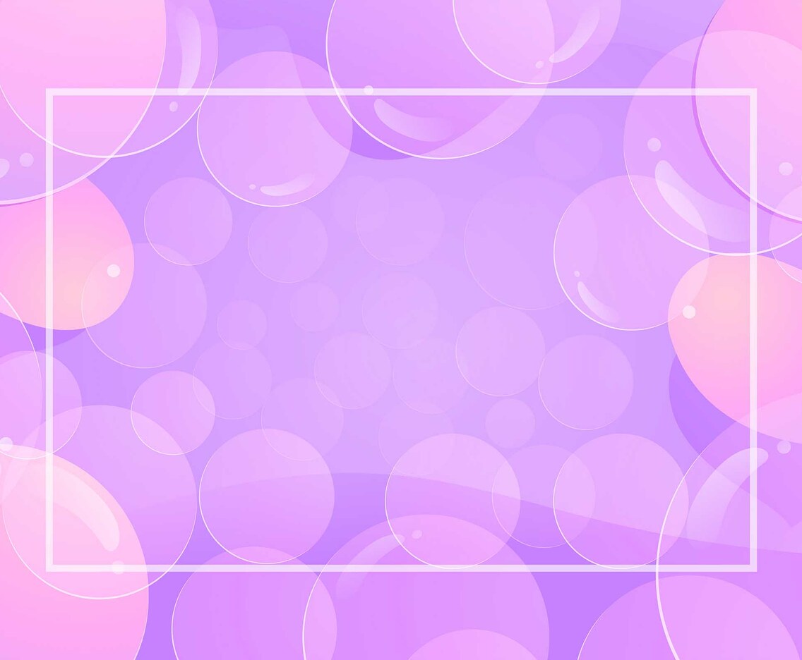 Shiny Bubbly Soft Purple Background