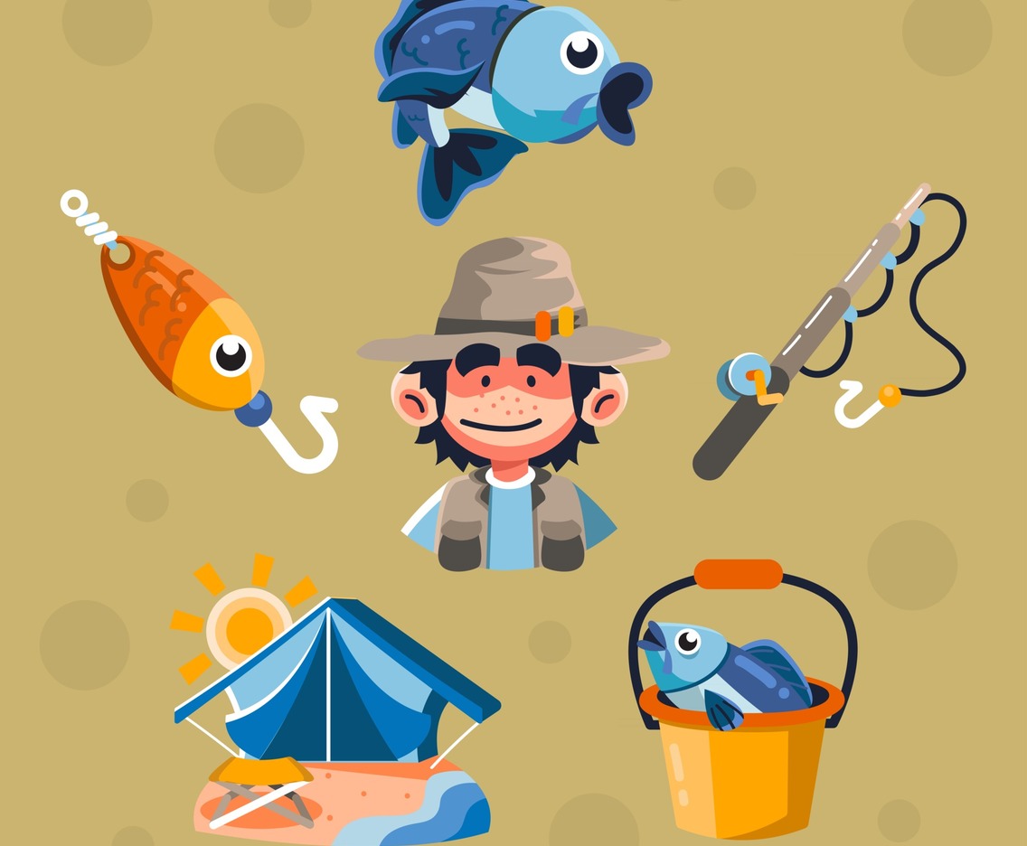 Fishing in Summer Camp