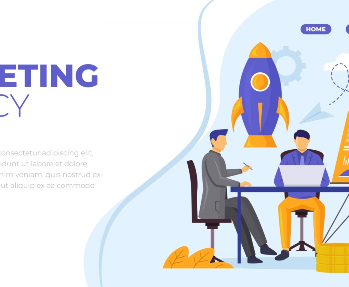 Landing Page for Marketing Agency