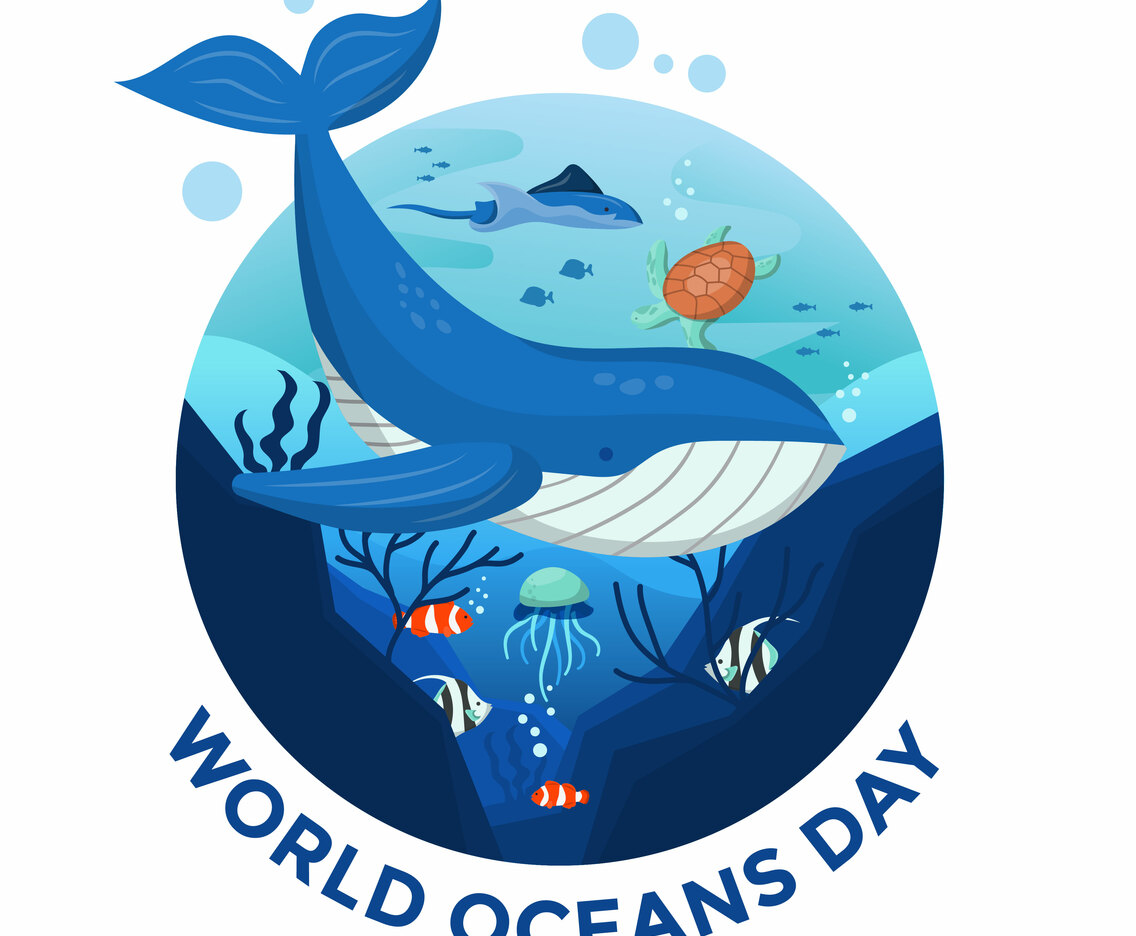 World Oceans Day Concept