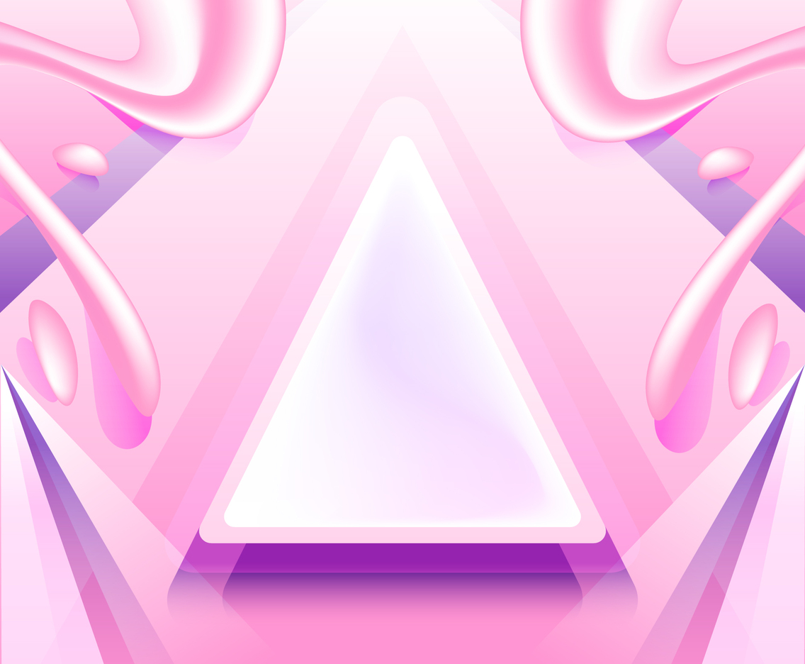 Pink Pyramid Bubblegum Background