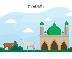 Eid al Adha Pop Color Background