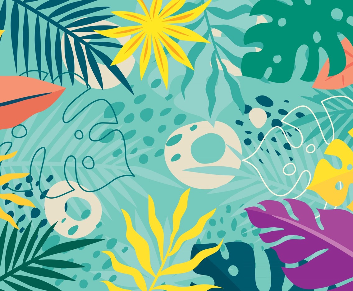 Floral Summer Background