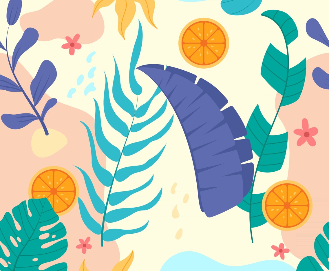 Summer Tropical Floral Concept