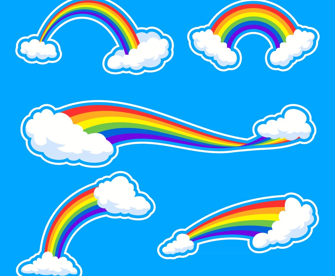 Rainbow Elements Sticker