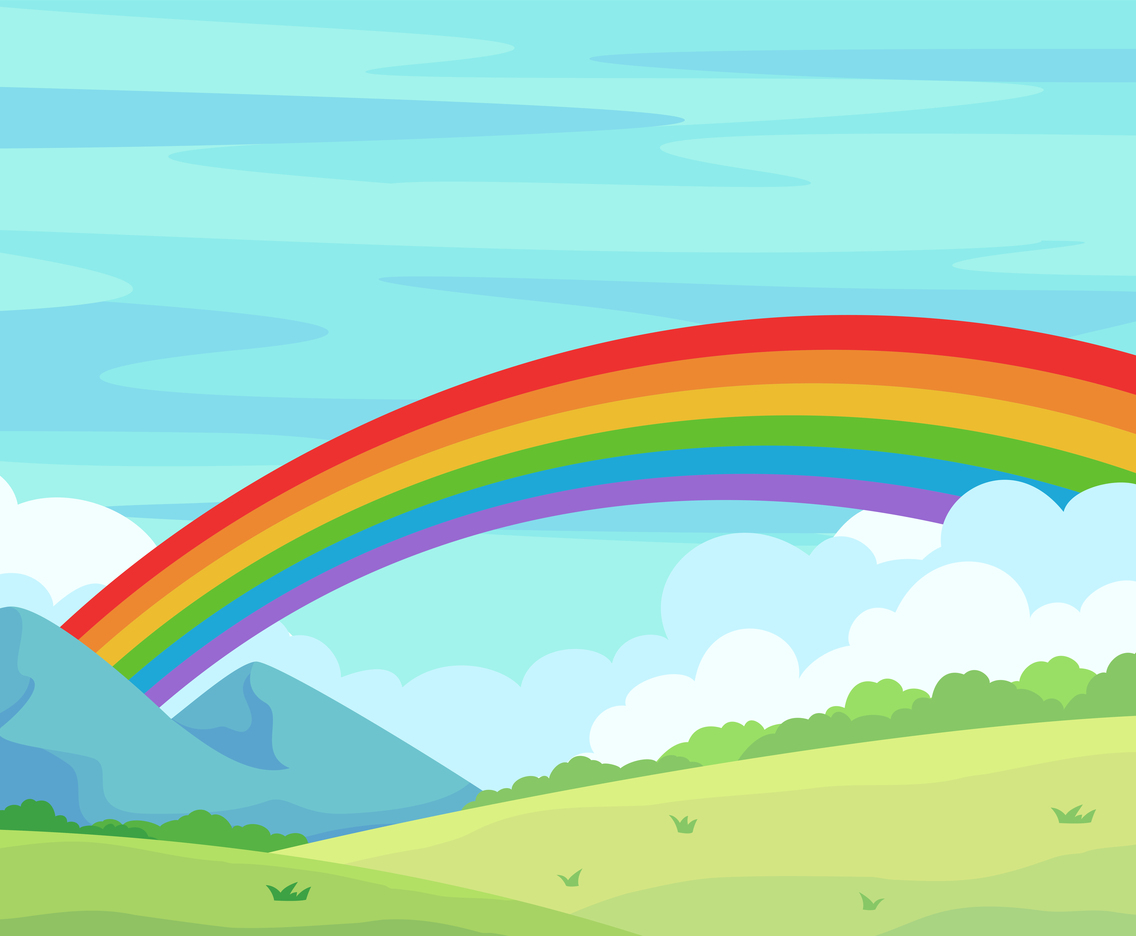 Rainbow Elements Background