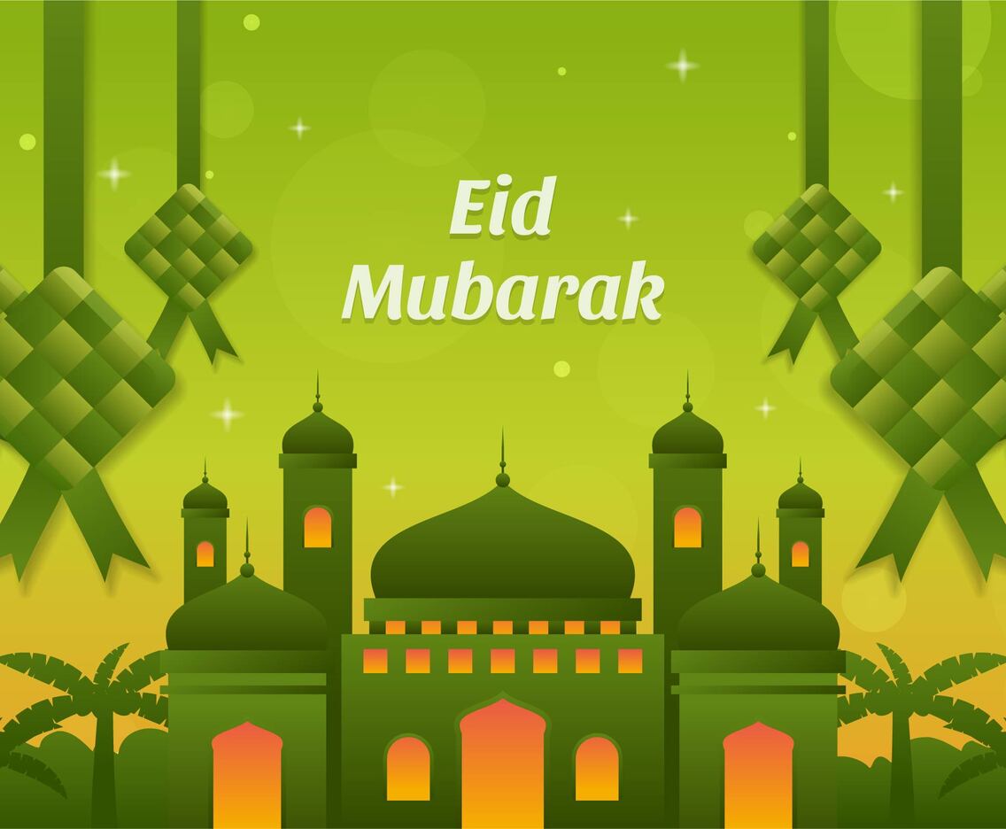 Ketupat mosque background