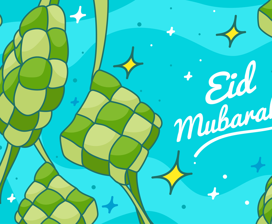Handrawn Eid Ketupat