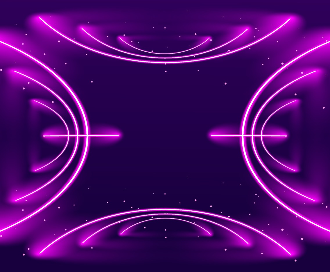 Glow Neon Abstract Line Background