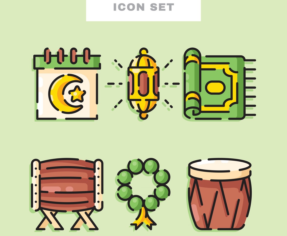 Eid Al Adha Icon Set