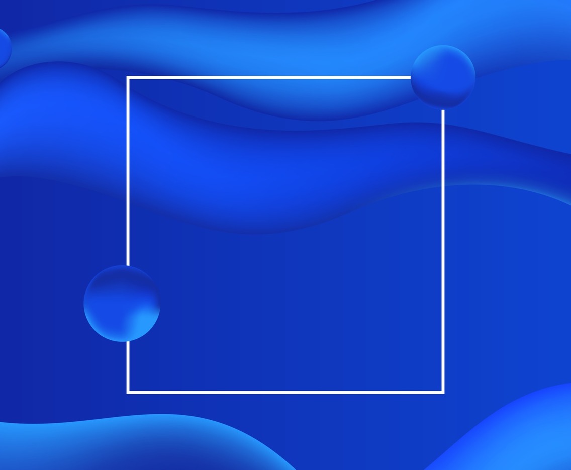 Simple Blue Liquid Abstract Background