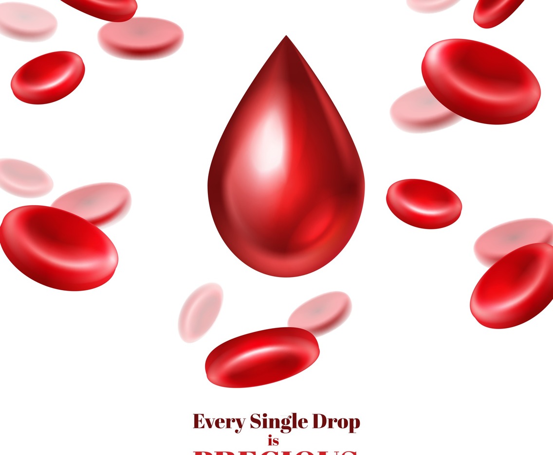 Realistic Blood Donor Poster