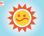 Sad Sun Icon