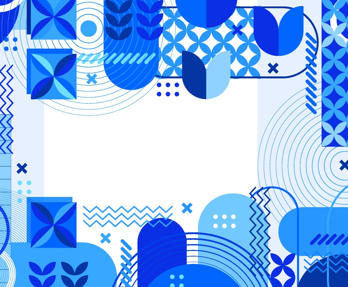 abstract geometric blue background
