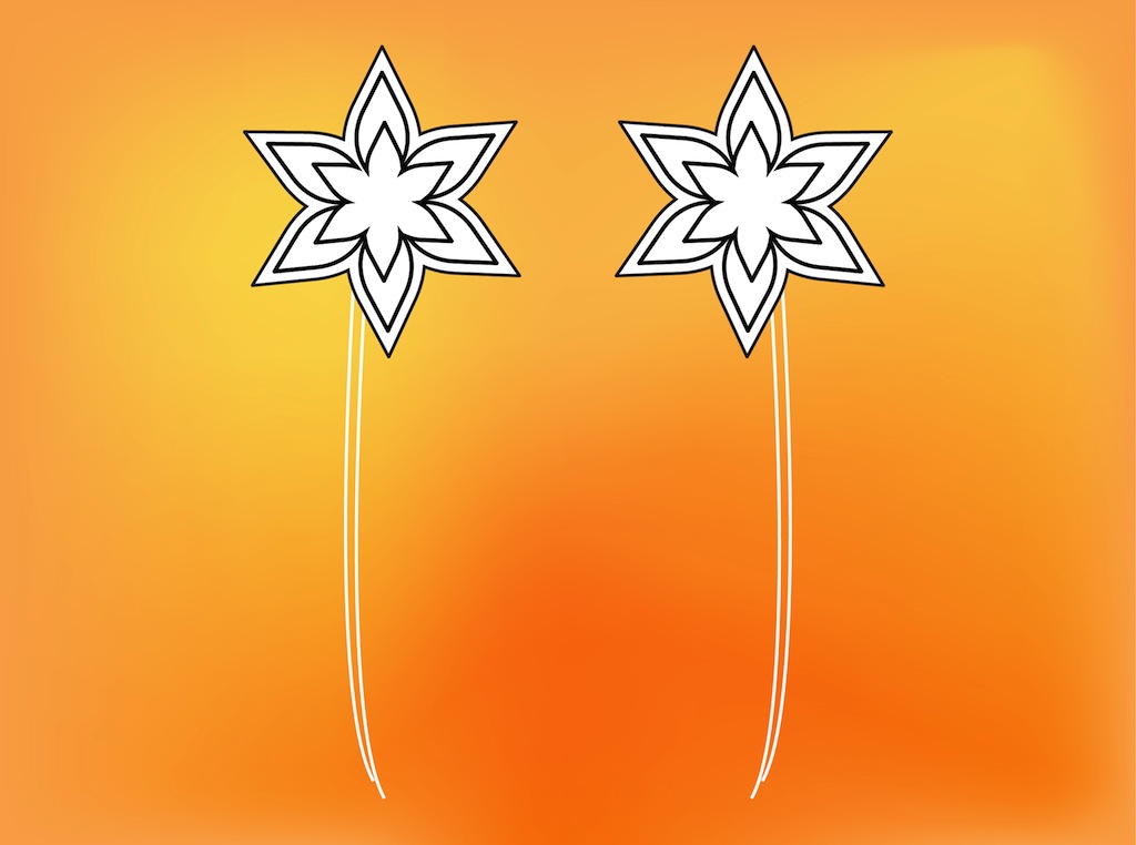Simple Vector Flowers