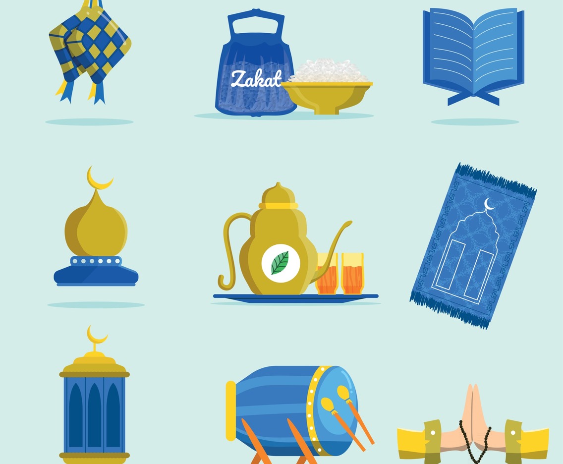 Eid Mubarak Icon Set