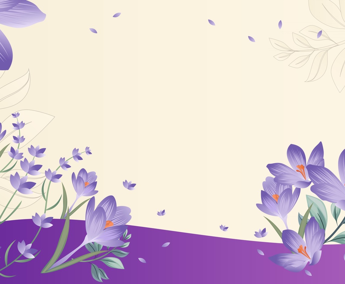Blooming Purple Lavender