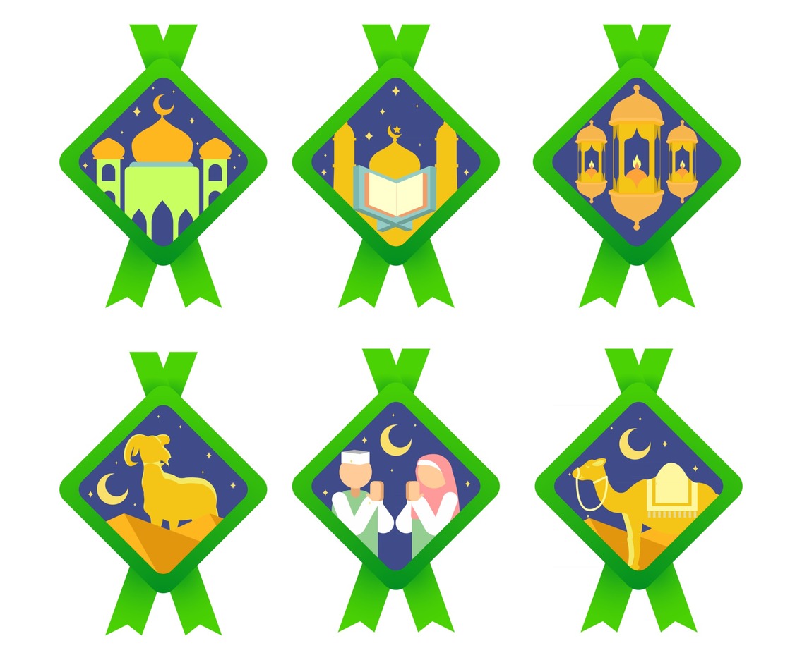 Ketupat Shape Icons