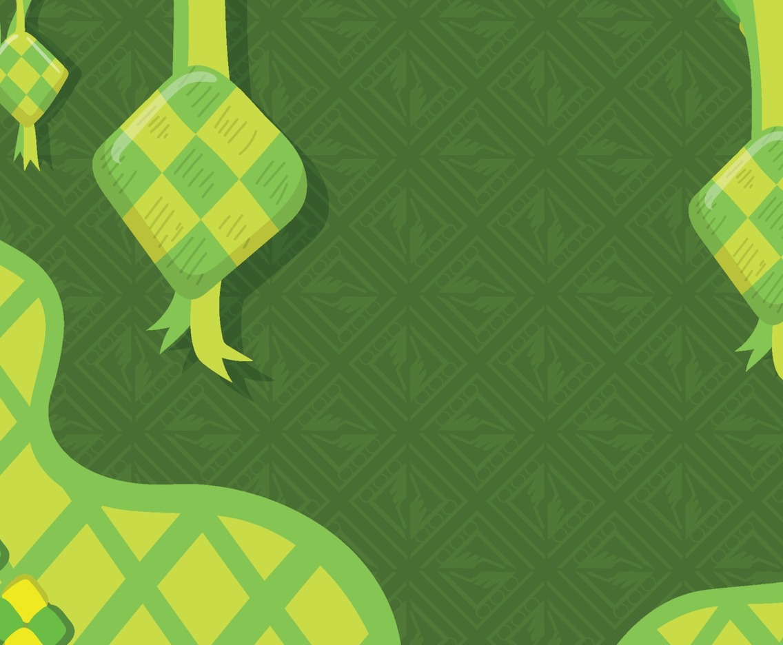 Lebaran Ketupat Background