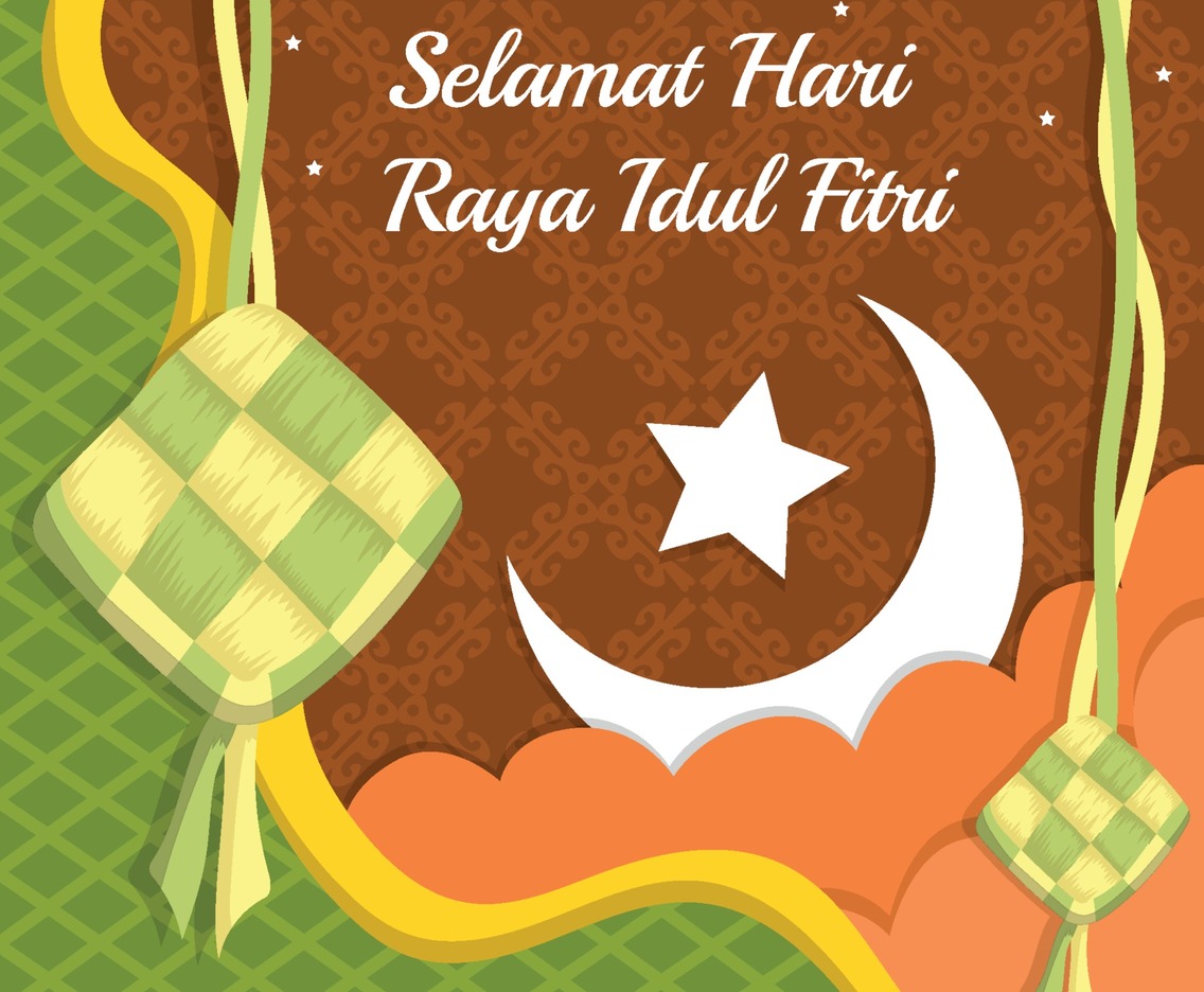 Ketupat Selamat Hari Raya Idul Fitri