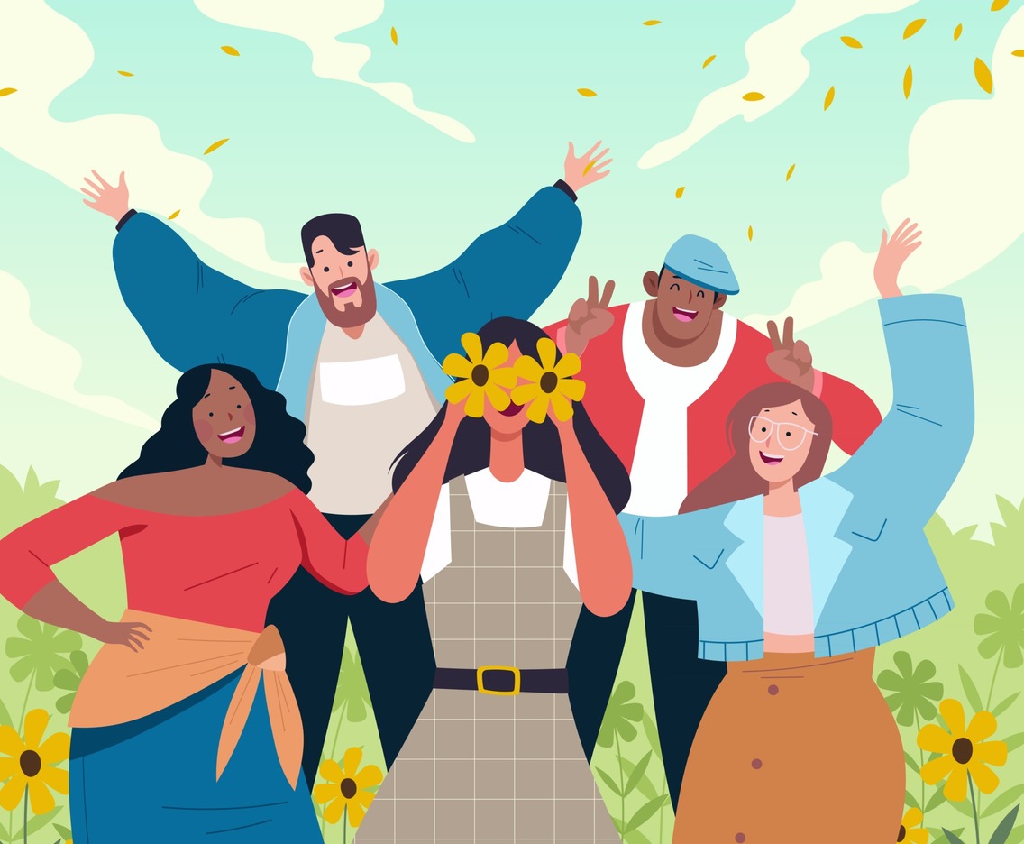 Young Adult People in Diversity