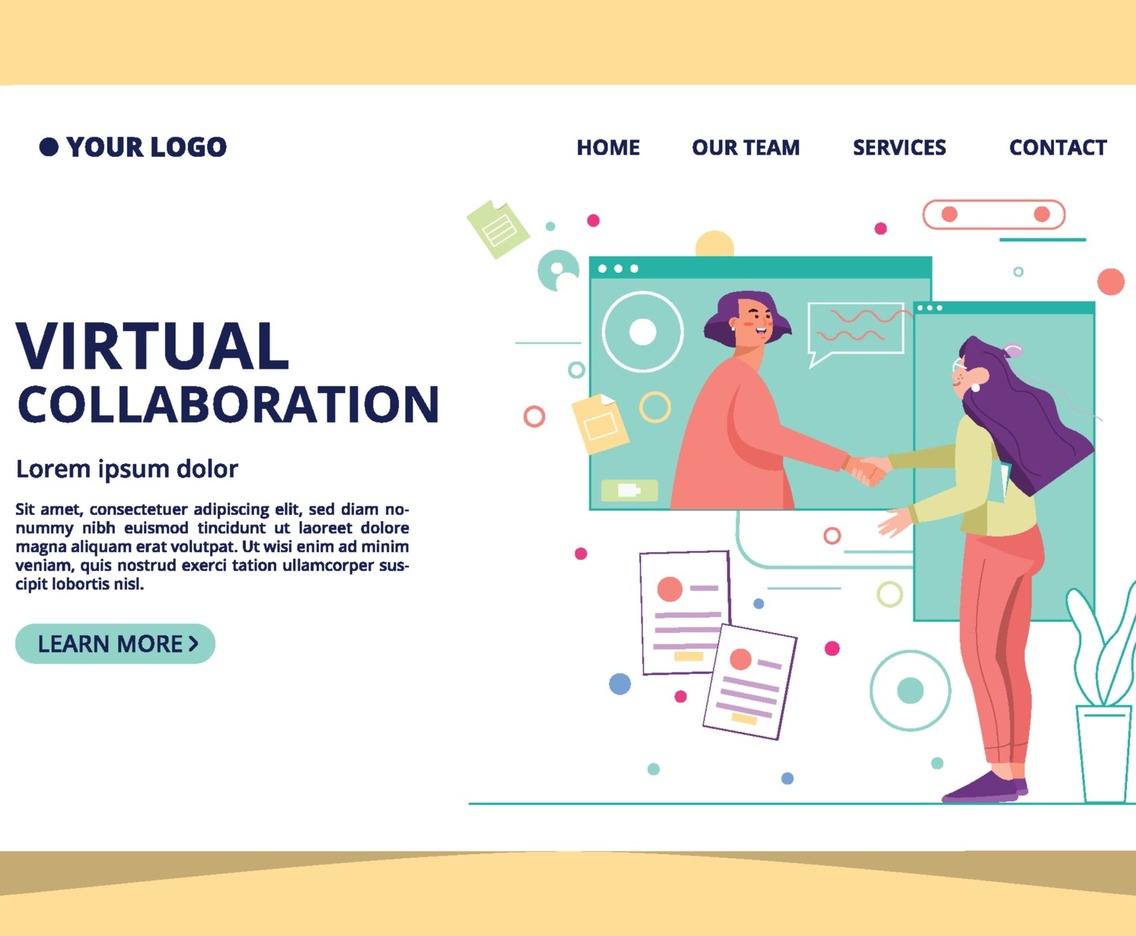Two Women Deal in Virtual Meeting