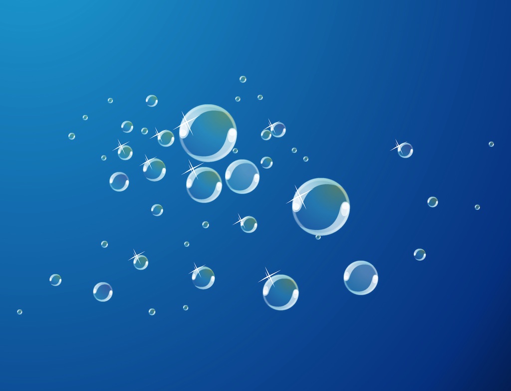 Shiny Bubbles Vector Vector Art & Graphics