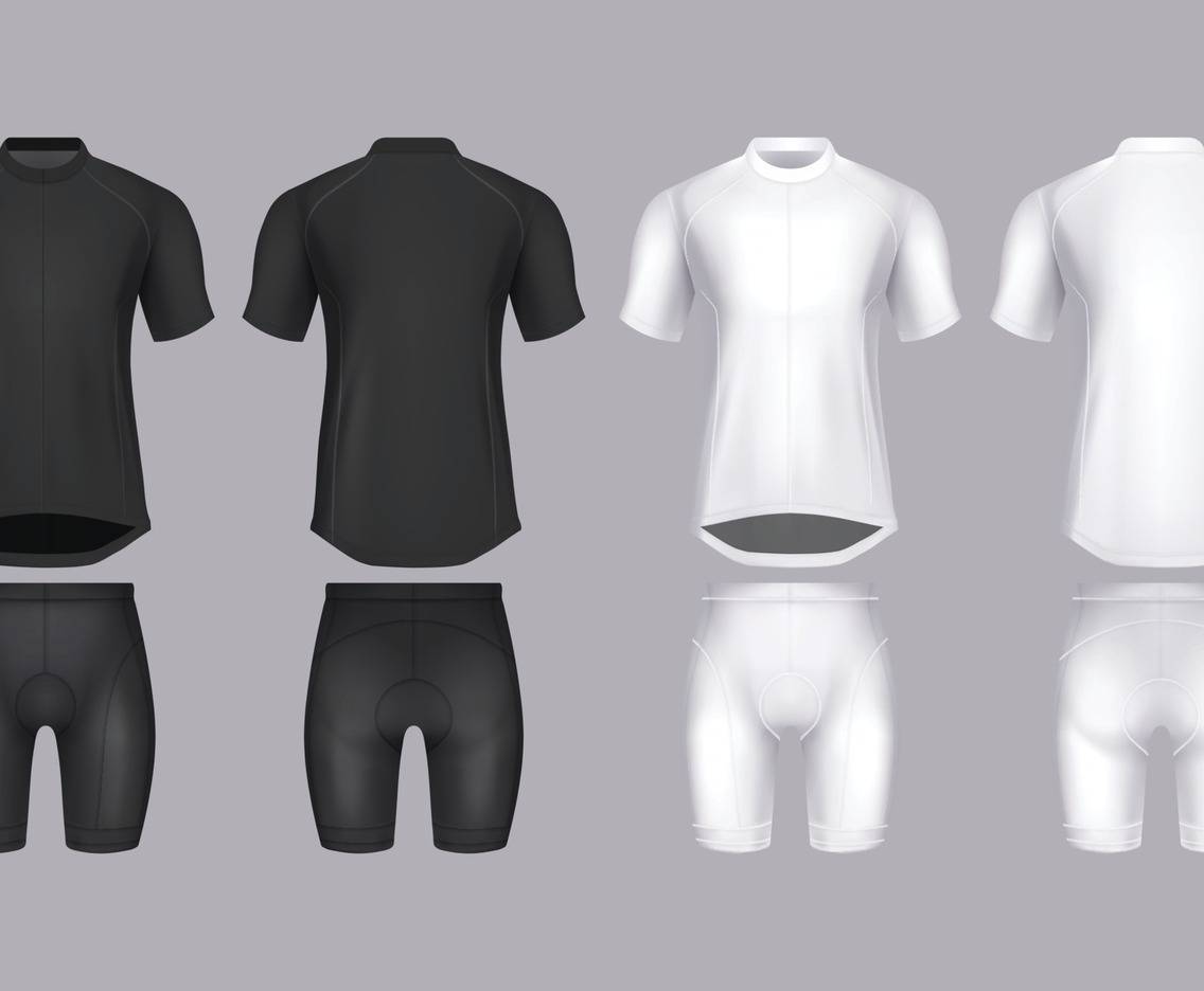 Realistic Bike Jersey and Short Template