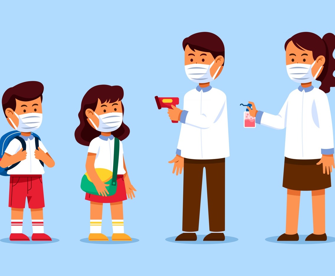 Students Back to School with Health Protocol