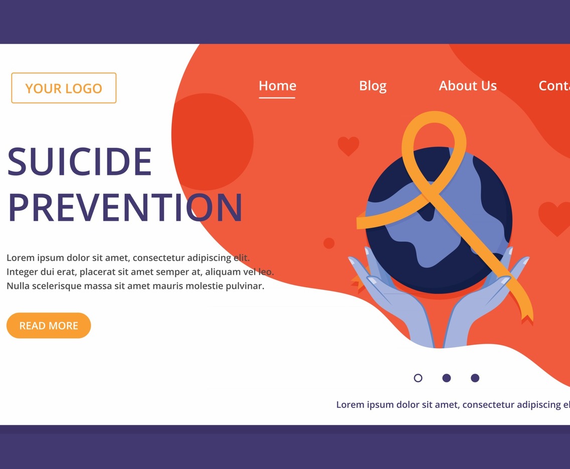 World Suicide Prevention Landing Page