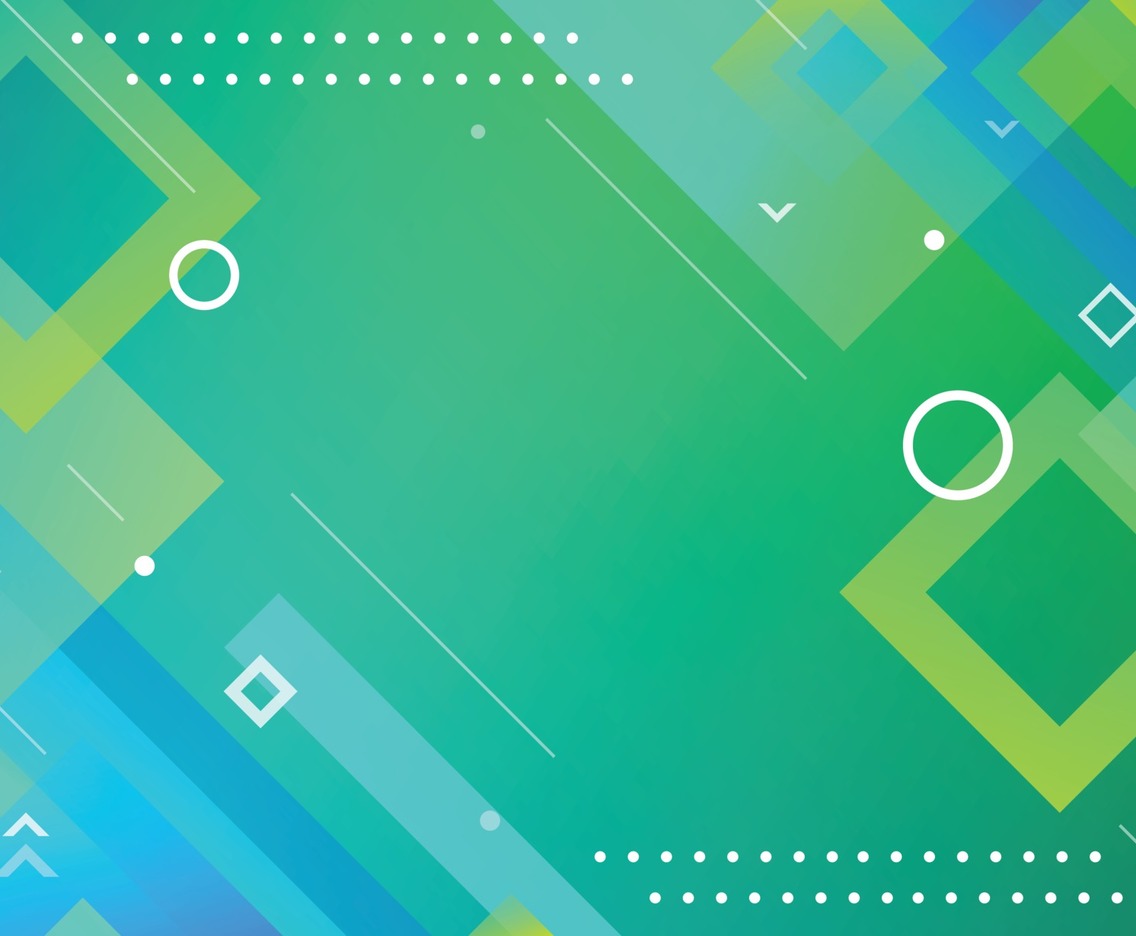Gradient Green and Blue Abstract Geometric Background