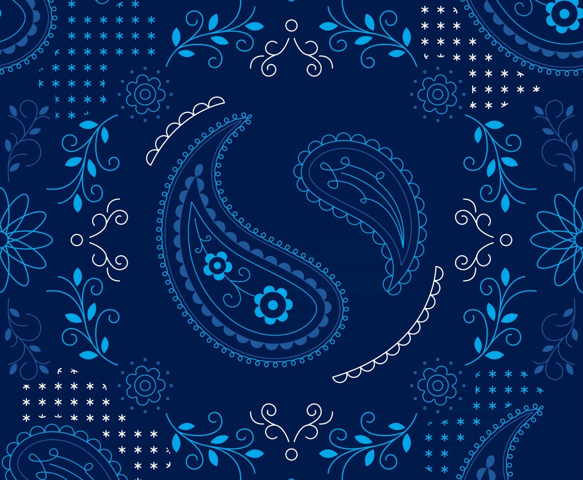 Paisley Bandana Seamless Pattern