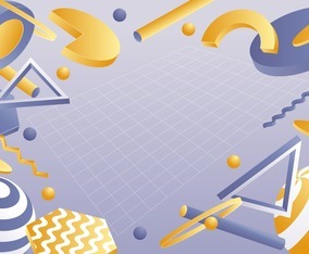Abtract 3D Geometric Background