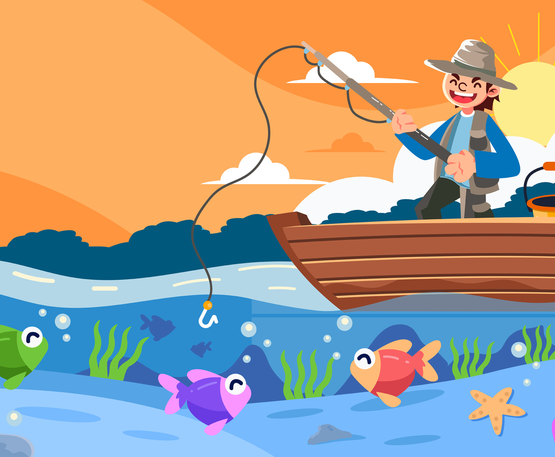 Summer Fishing in the Afternoon