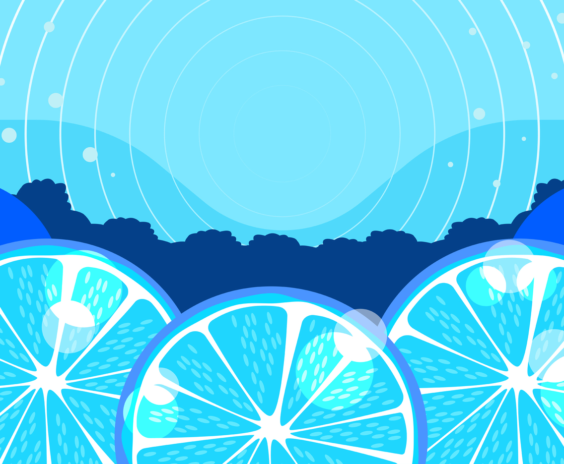 Orange Blue Fresh