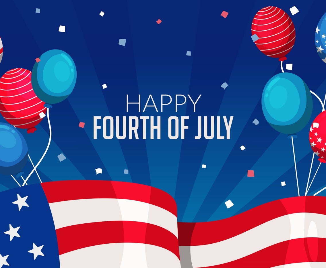 Festivity of the Fourth of July Concept