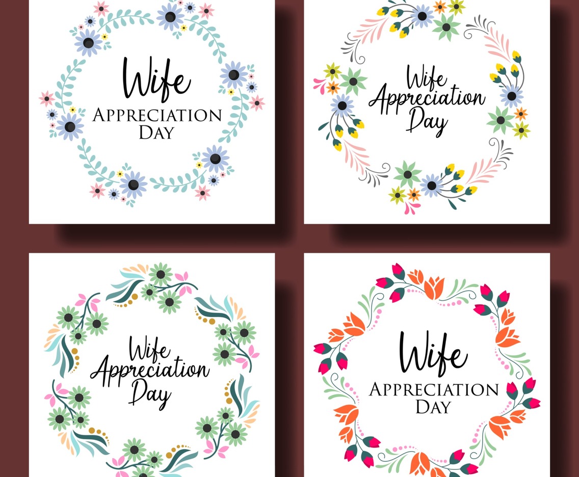 Wife Appreciation Day Card Set