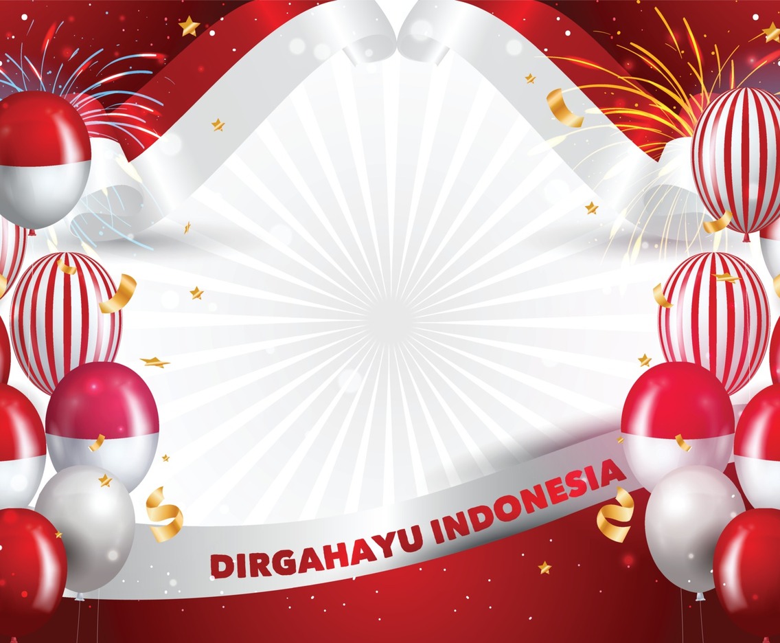 Red and White Background for Indonesian Independence Day