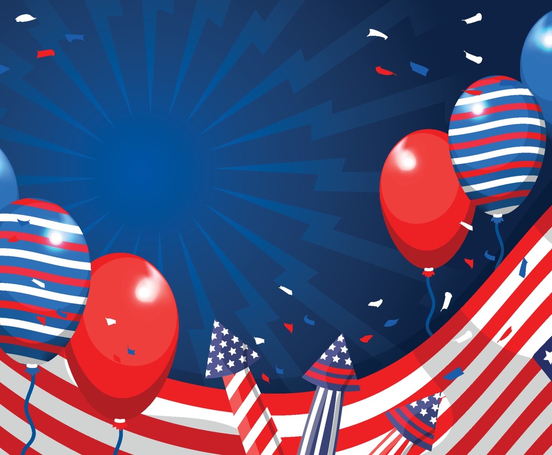 American Independence Day Background