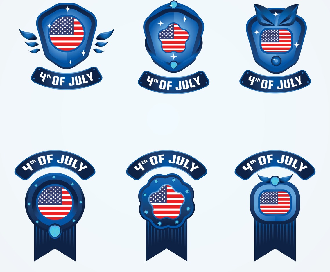 4th of July Badge