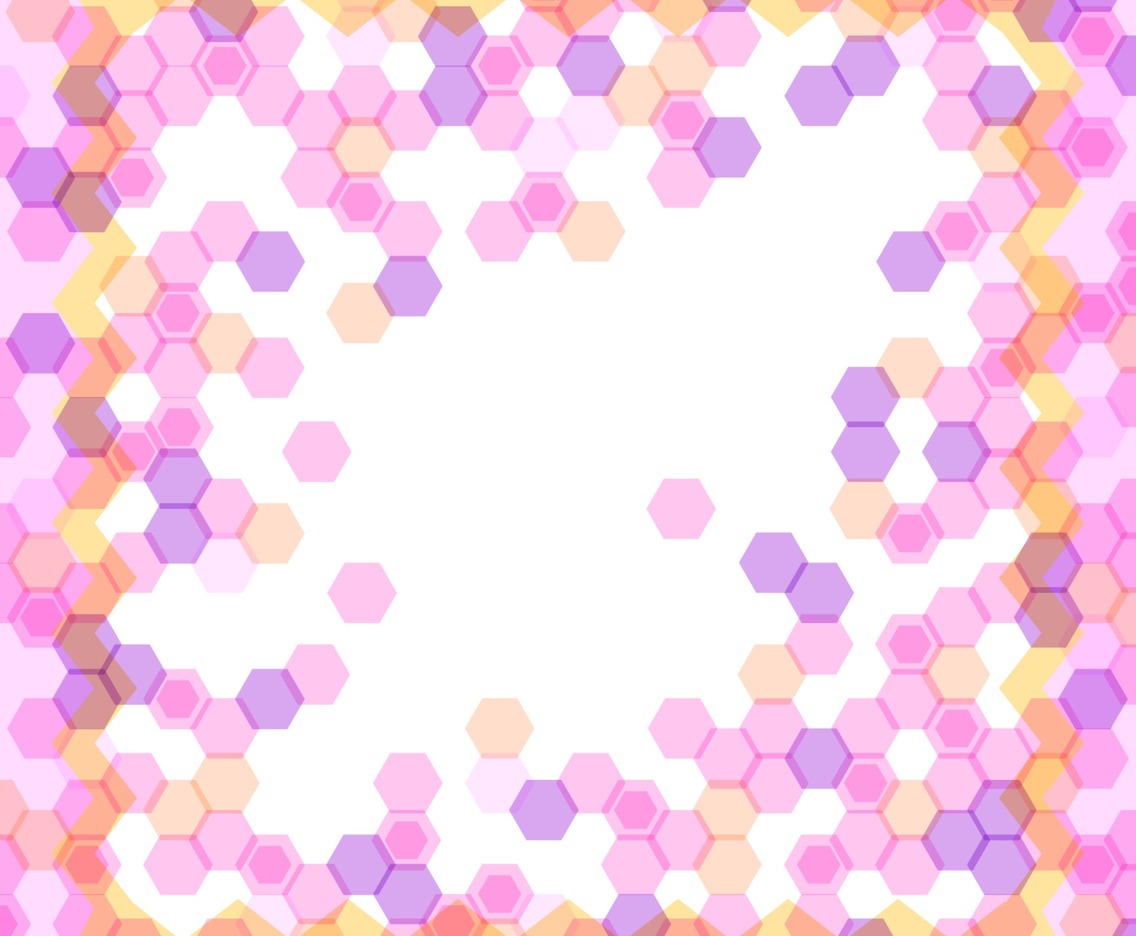 Pinkish Hexagonal Background