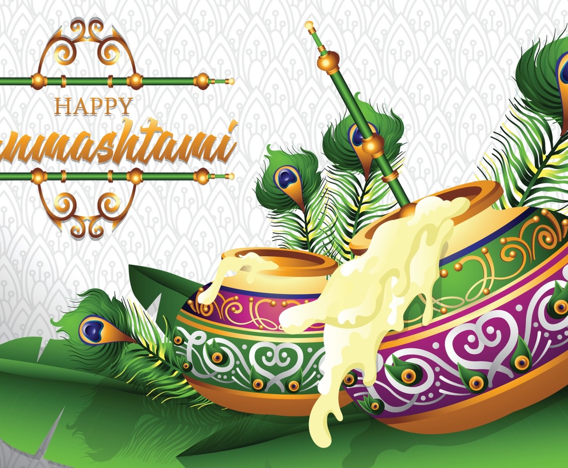 Janmashtami Background Concept