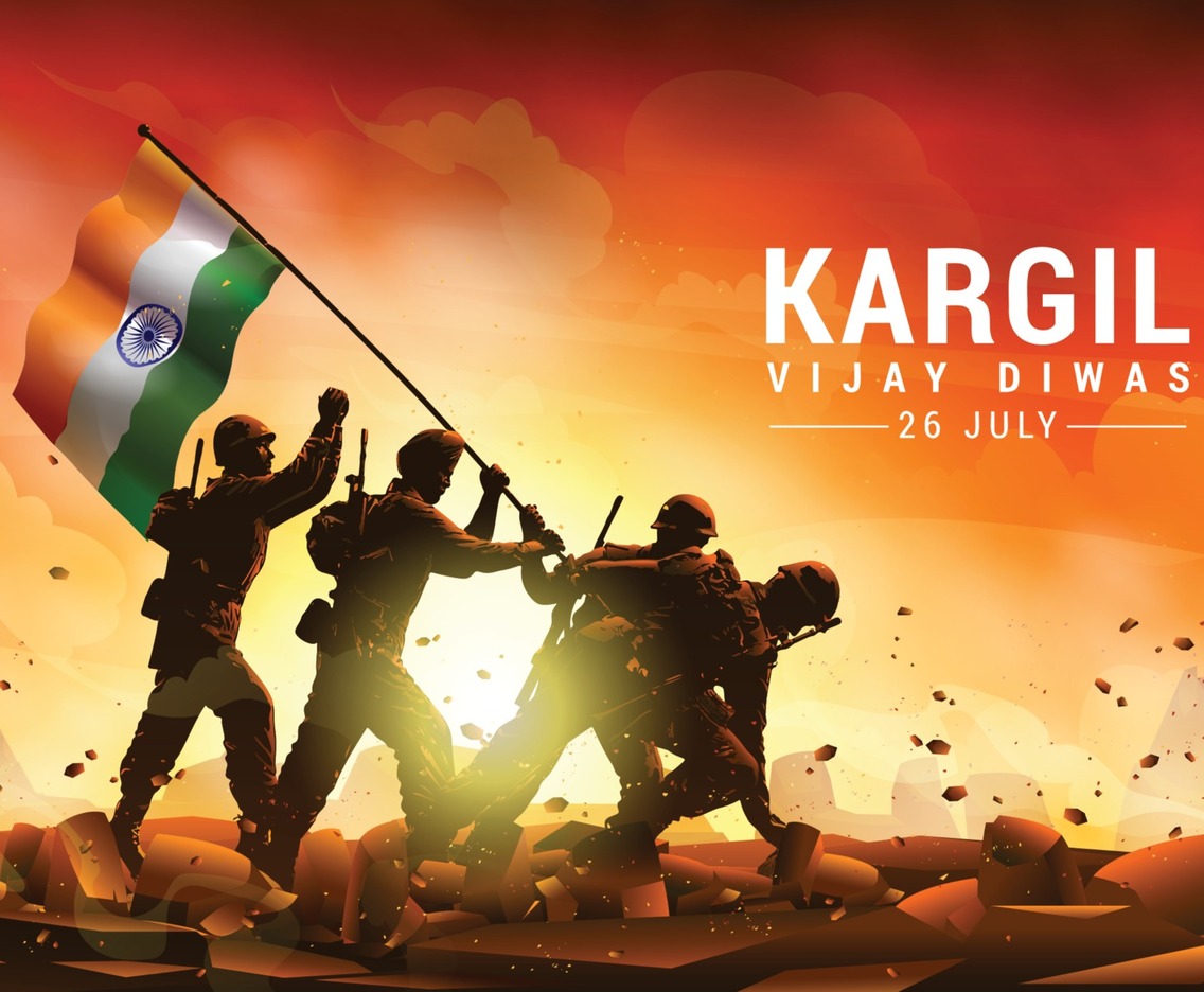 Kargil Vijay Diwas Monument Statue Concept
