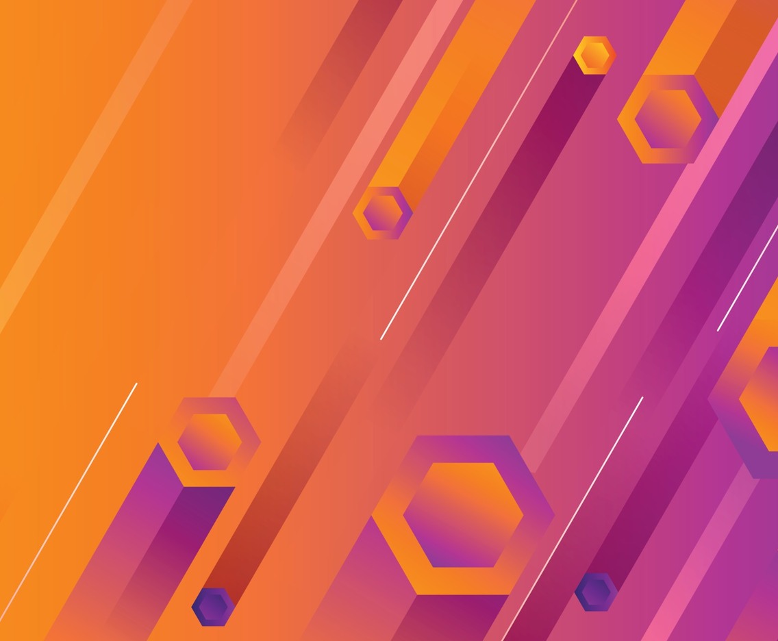 Abstract Background with Hexagonal Shape