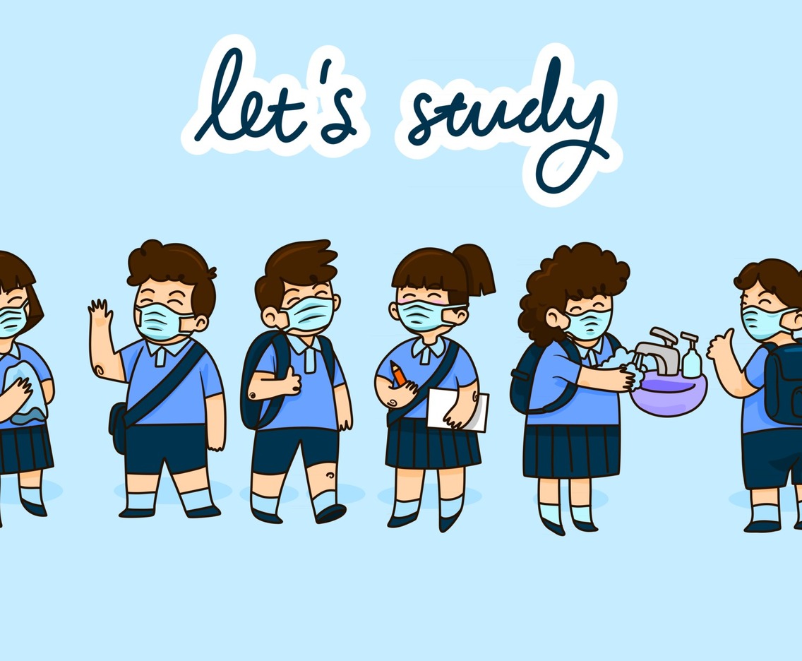 Back to School Kids Characters
